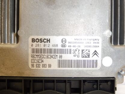 Jednotka Bosch EDC16C34 Citroën Xsara Picasso 0281012468 9663268380