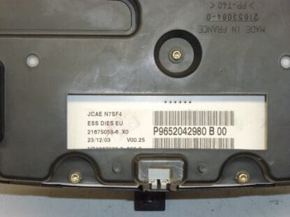 Tachometer budíky Citroën Xsara 9652042980 6103F0 6105AZ