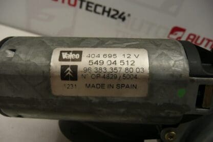 Motor Zadu Stierača Valeo Citroën C5 I II Kombi 9638335780 6405K1 - Image 2