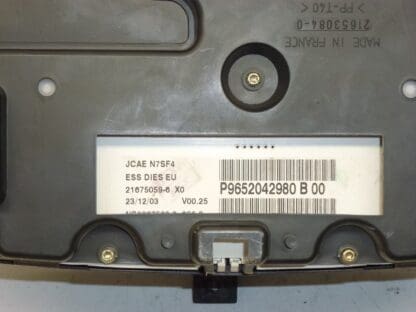 Tachometer budíky Citroën Xsara 9652042980 6103F0 6105AZ - Image 2