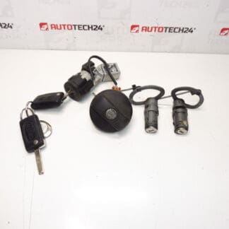 Sada zámkov Citroën C8 Peugeot 807 + 2 kľúče 4162KQ 4162KF
